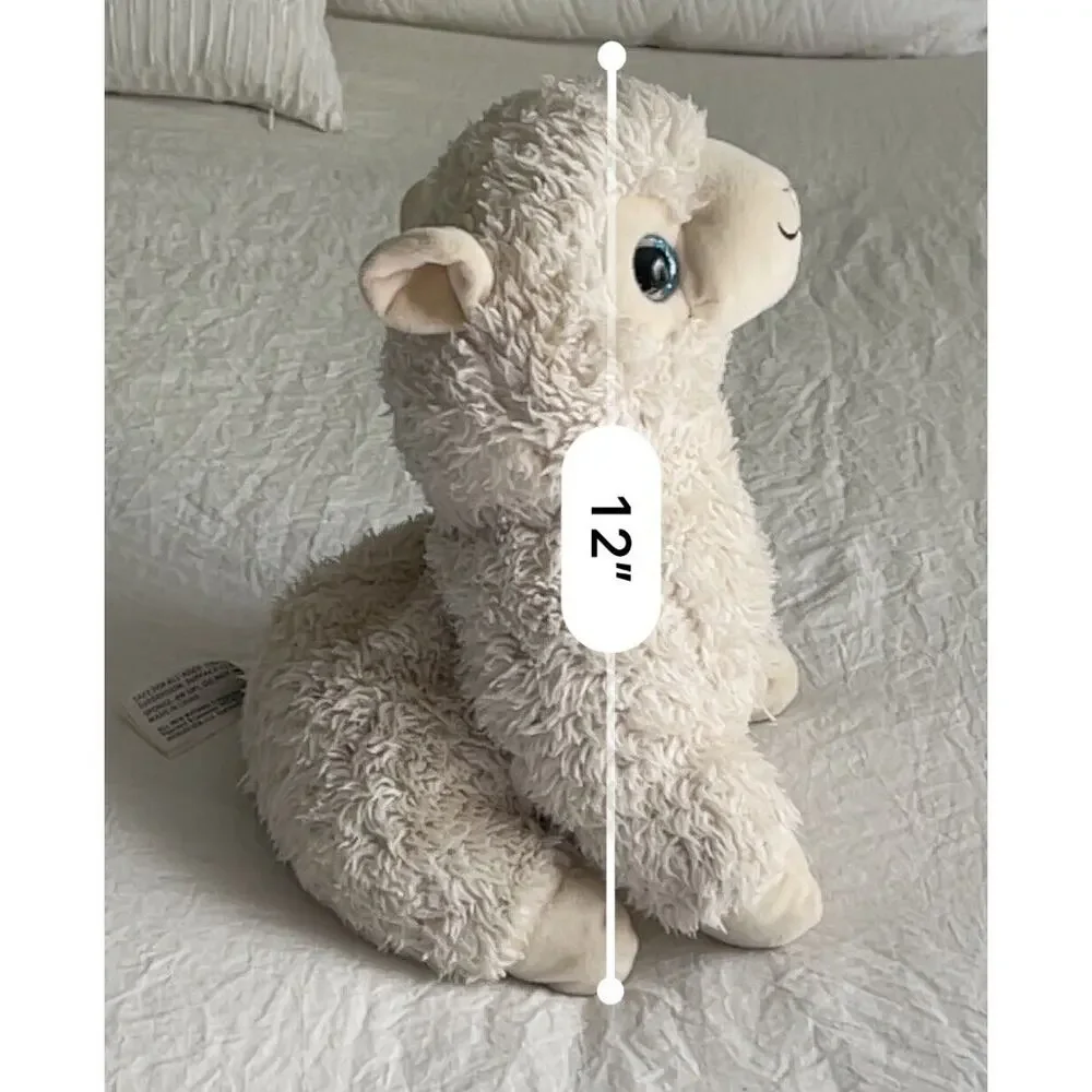 WARMIES by Intelex Llama Off White Microwavable Plush 12